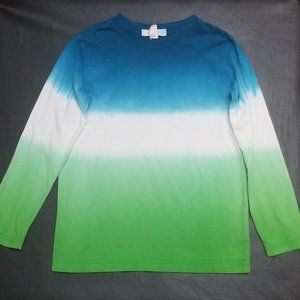 Lands' End Boys Size 4 Tie Dye Long Sleeve Shirt